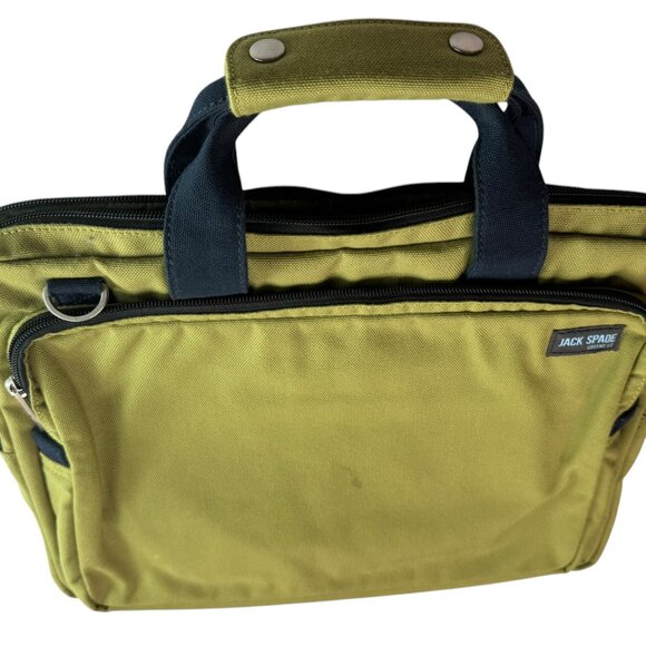 JACK SPADE Greene St. Messenger Bag. Green Canvas, Heavy Industrial. Durable. - Picture 5 of 10